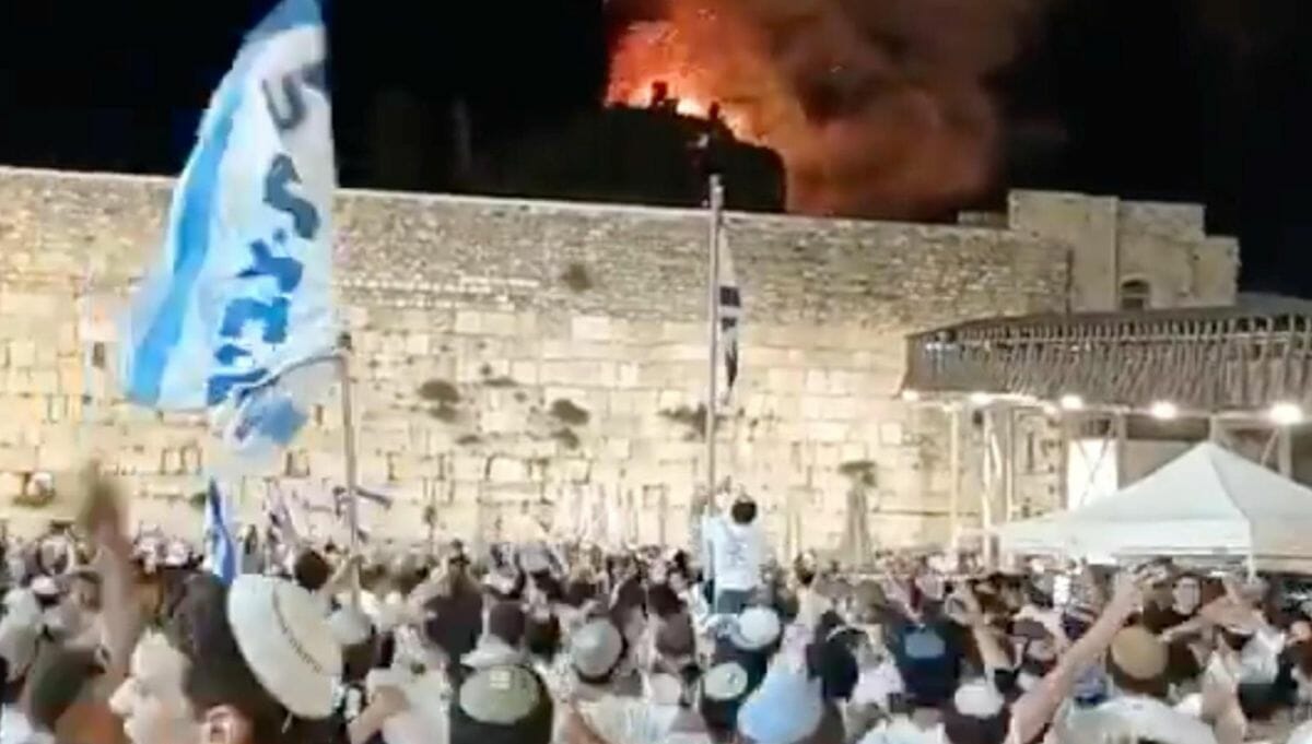 Was ist auf diesem Bild aus Jerusalem wirklich zu sehen?