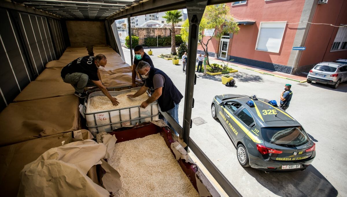 Italienische Polizei beschlagnahmt LKW mit synthetischen Drogen aus Syrien