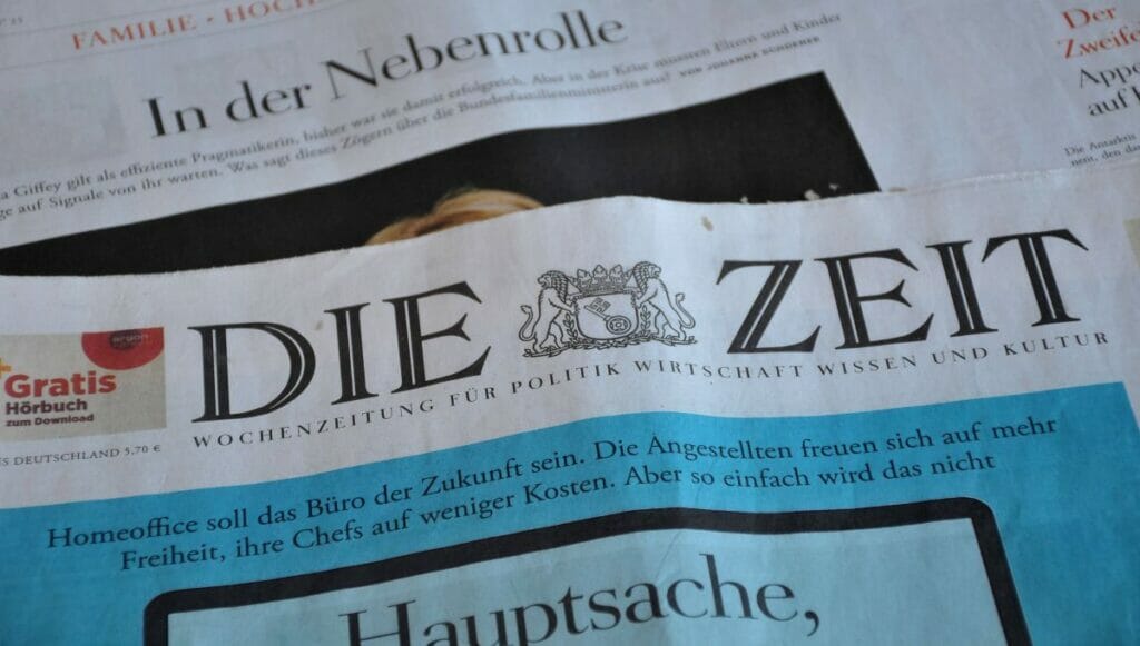 In der ZEIT durfte sich Fabian Wolff mit deutschem Mainstremadenken als Außenseiter stilisieren
