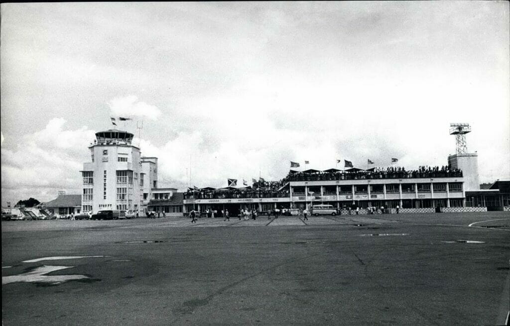 Der alte Terminal des Flughafens von Entebbe. (© imago images/ZUMA Wire)