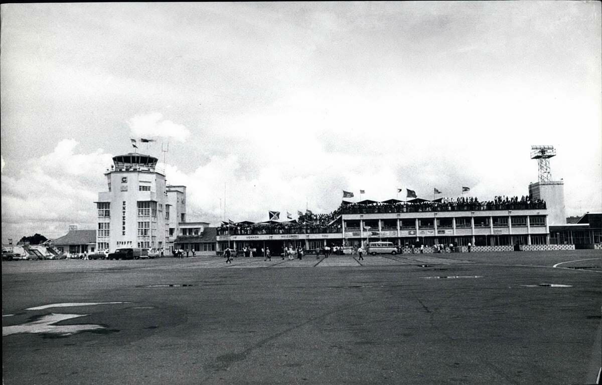 Der alte Terminal des Flughafens von Entebbe. (© imago images/ZUMA Wire)