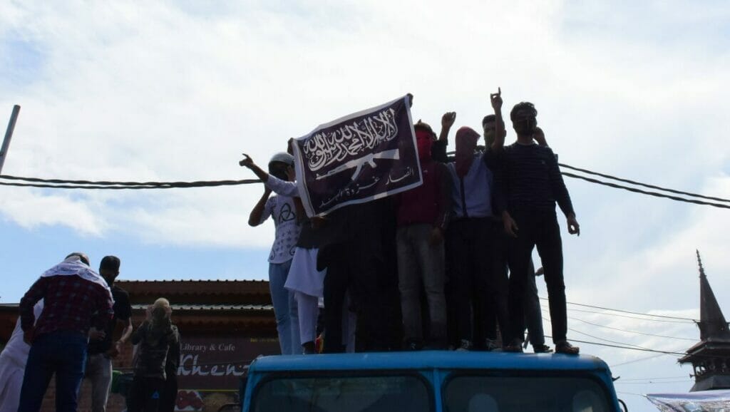 Akitivisten der Al-Qaida in Kaschmir