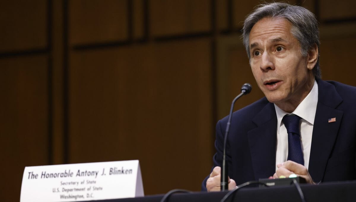 US-außenminister antony Blinken warnt vor dem Atomprogramm des Iran
