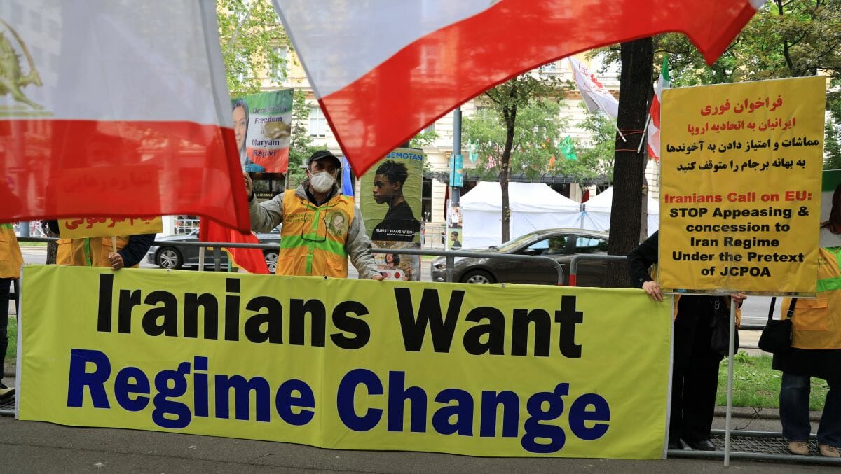 Iranische Oppositionelle dürfen in Wien nicht mehr vor den Atomverhandlungen demonstrieren