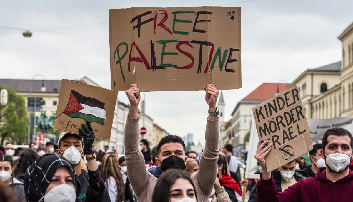 Ist das schon Antisemitismus? Antiisraelische Demonstration in München
