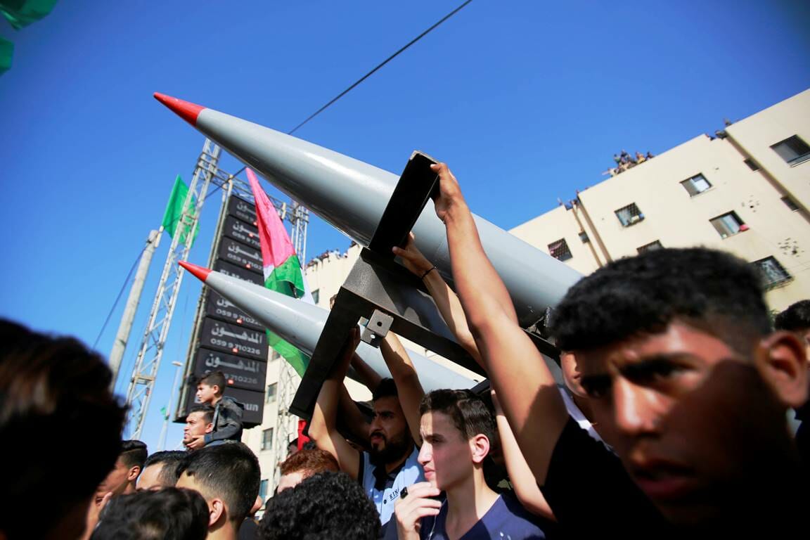 Die Hamas droht mit der Wiederaufnahme u.a. des Raketenterrors gegen Israel. (© imago images/ZUMA Wire)