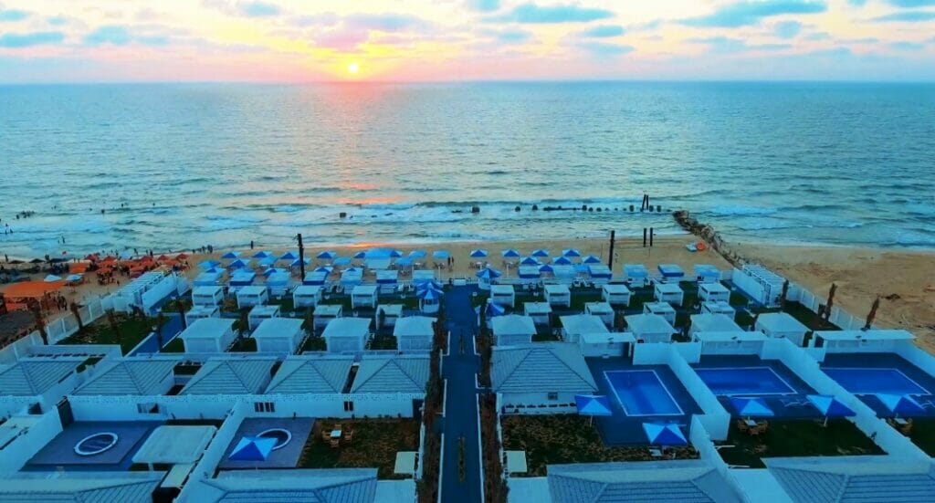 Aus einem Werbevideo des Bianco Resorts in Gaza. (Quelle: Bianco Resort/Facebook)