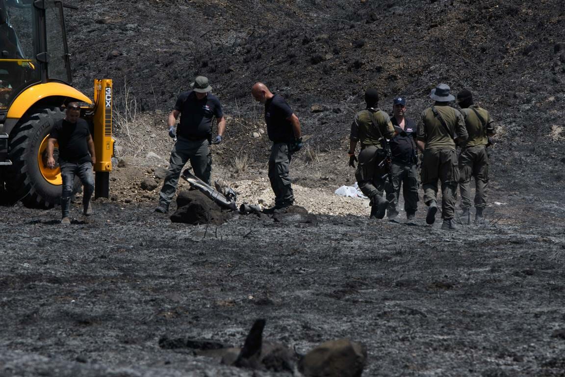 Raketen aus dem Libanon schlugen nahe des israelischen Ortes Kiryat Shmona ein. (© imago images/Xinhua)