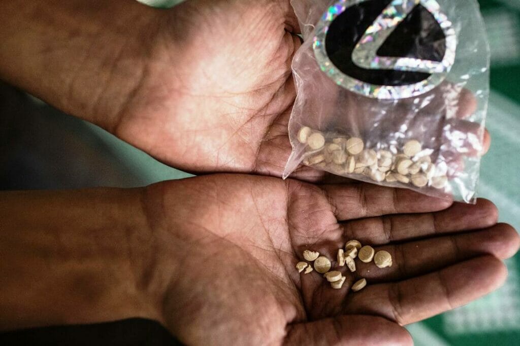 Captagon ist im Nahen Osten weit verbreitet. Zentrum der globalen Captagon-Produktion ist Syrien. (© imago images/Le Pictorium)