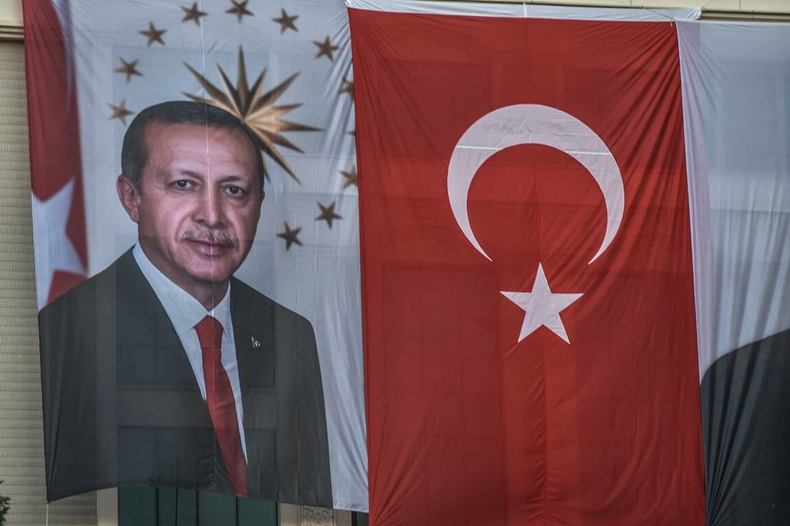 Weltmeister in Sachen grenzüberschreitender Unterdrückung: die Türkei unter Präsident Erdogan. (© imago images/GocherImagery)
