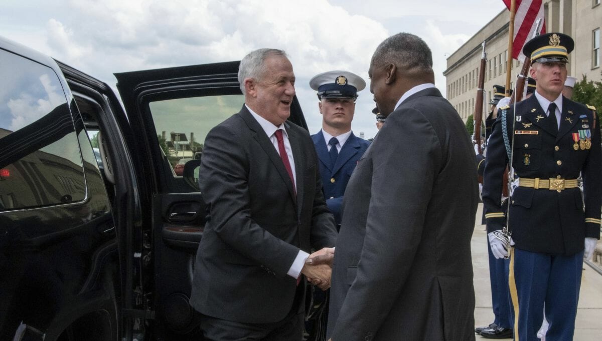 Israels Verteidigungsminister Benny Gantz zu Besuch in den USA