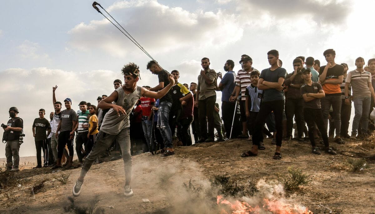 Bei gewaltsamen Ausschreitungen am Gaza-Grenzzau wurde auf israelische Soldaten geschossen