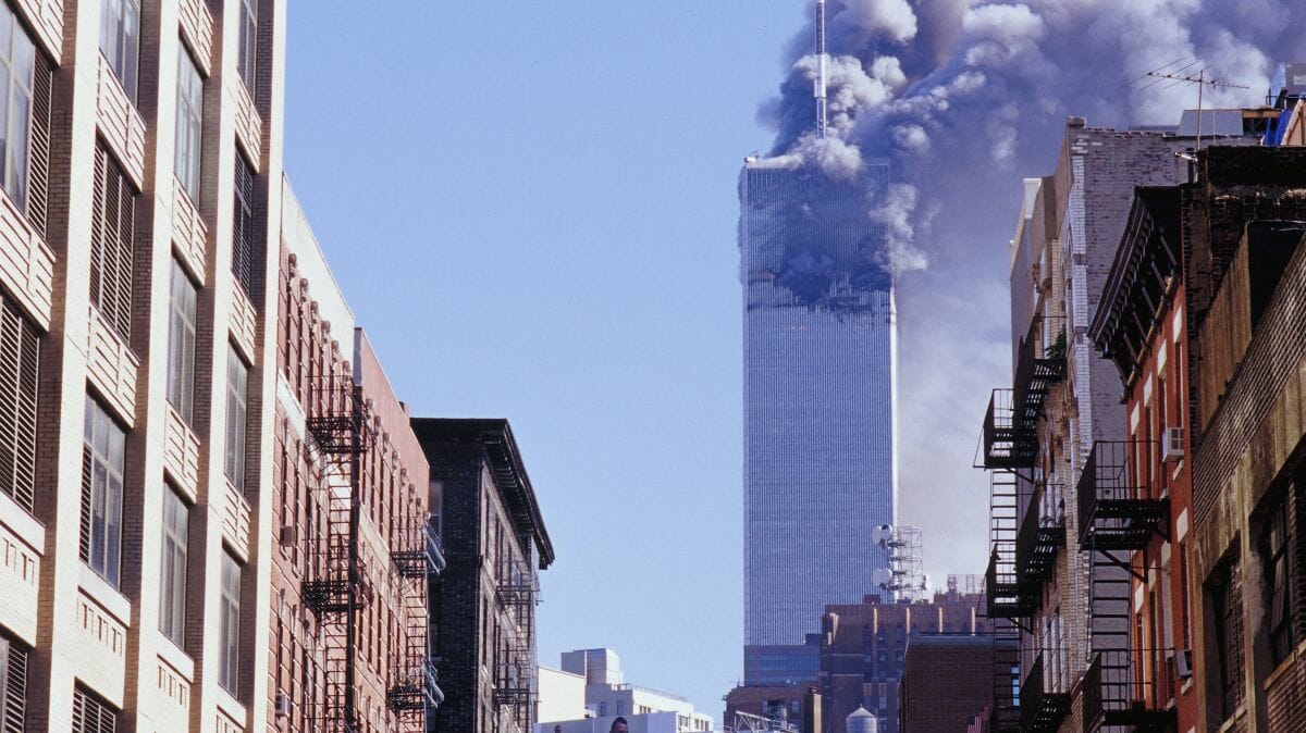 Das Word Trade Center am 11. September 2001