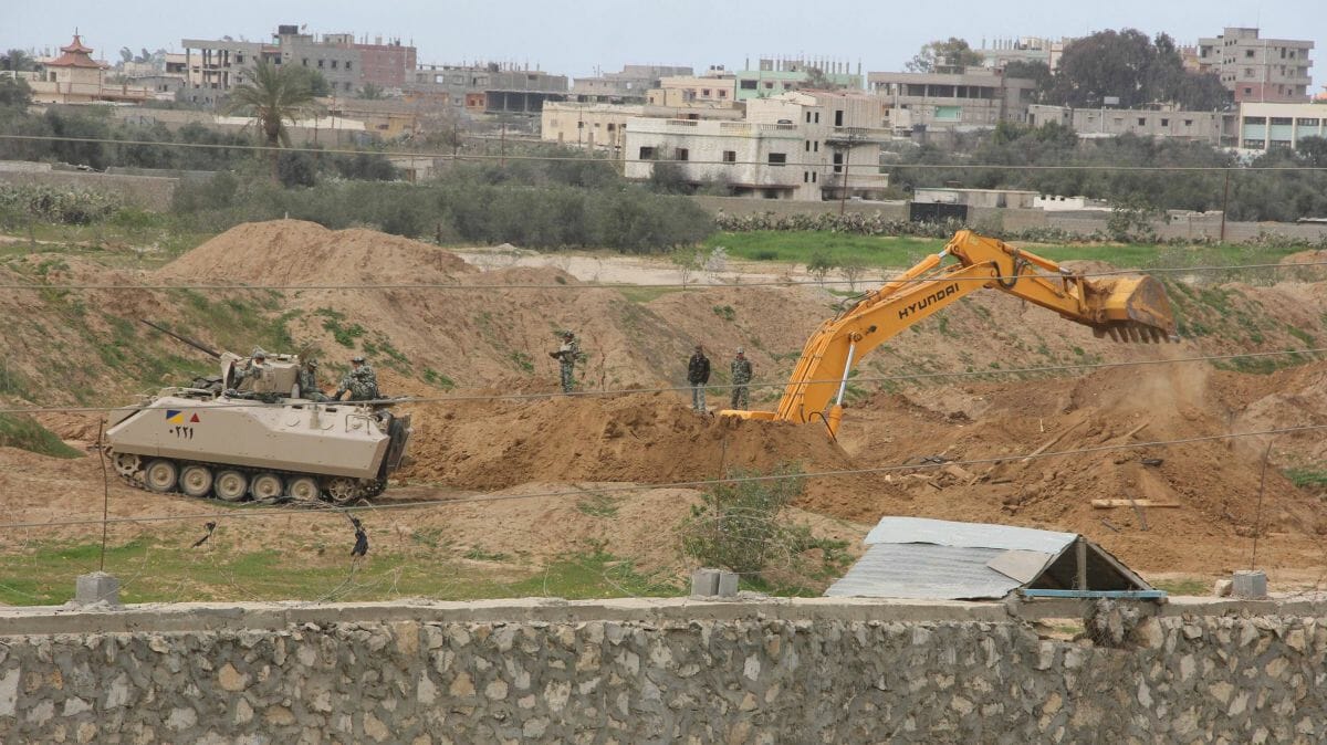 Immer wieder geht Ägypten gegen die Schmugglertunnel aus Gaza vor