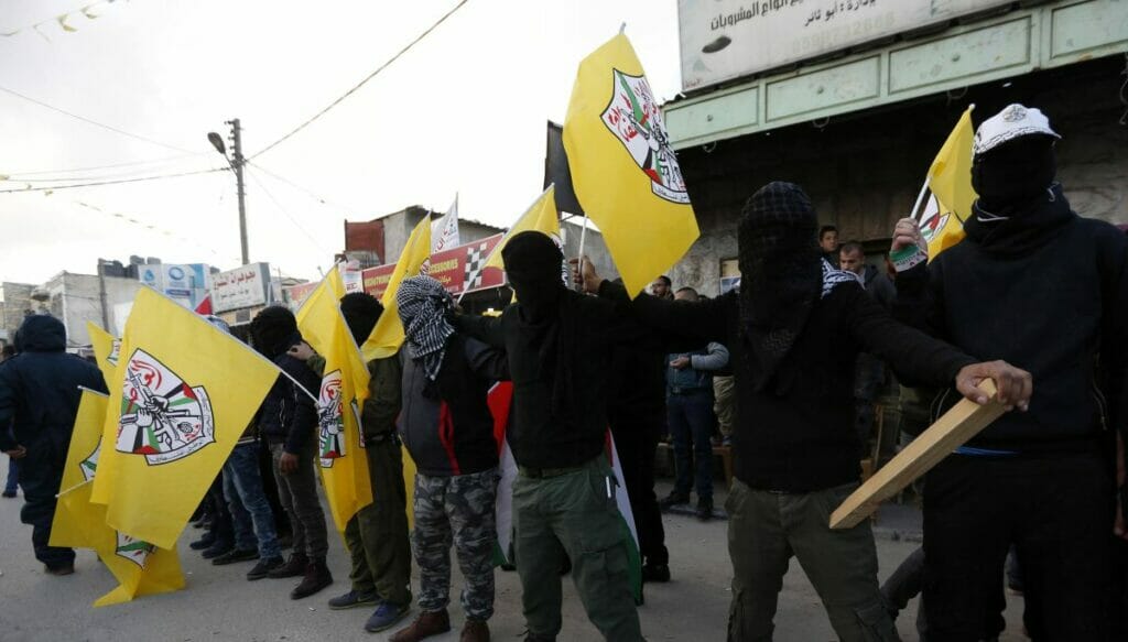 Mitgleieder der Fatah in Hebron
