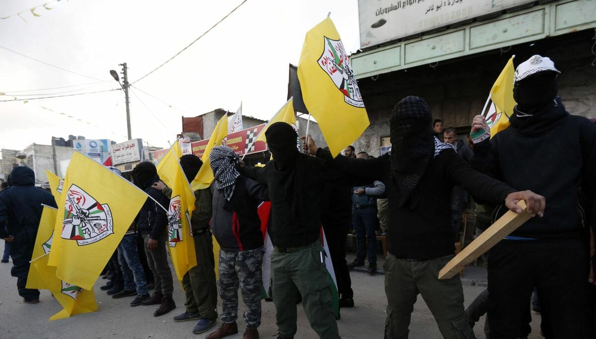 Mitgleieder der Fatah in Hebron