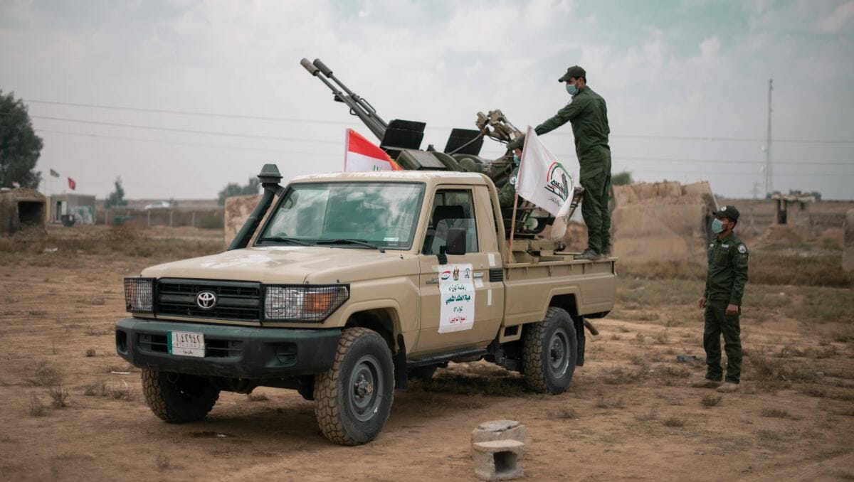 Pro-iranische Miliz der schiitischen Volksmobilisierungskräfte im Irak