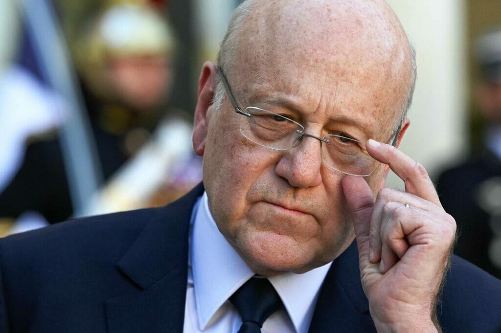 Mit dem Konflikt mit Saudi-Arabien hat der Premierminister des Libanon, Najib Mikati, eine Sorge mehr auf der ohnehin schon langen Liste von Problemen. (imago images/LePictorium)