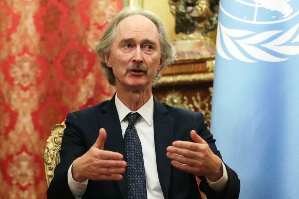 Der gerade aktuelle Syrien-Sondergesandte der Vereinten Nationen, Geir Pedersen. (© imago images/ITAR-TASS)