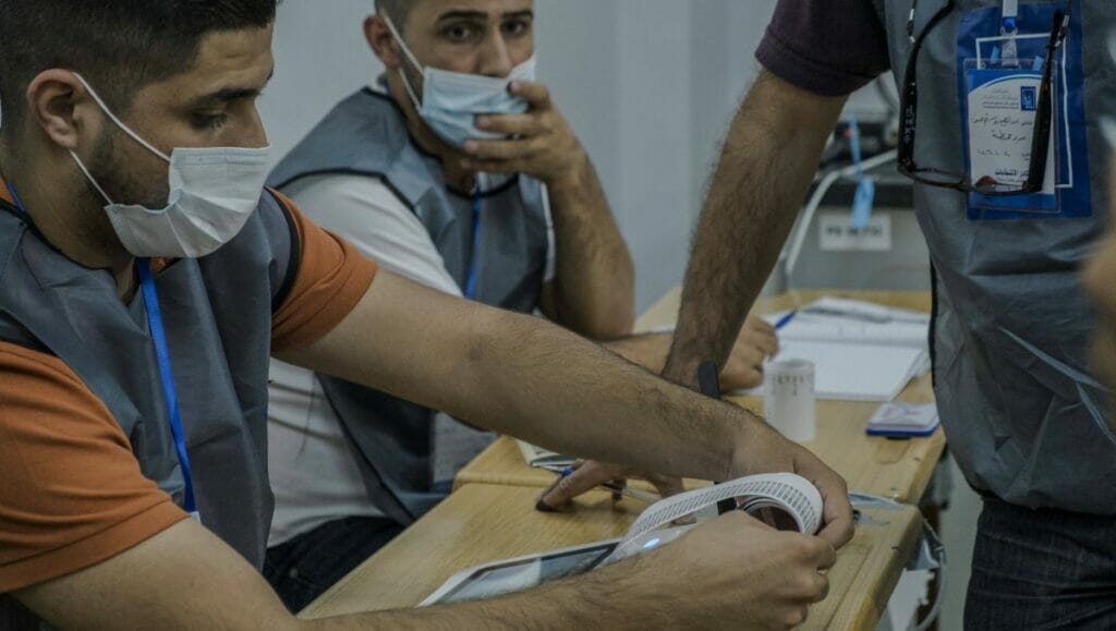 Auszählung der Wählerstimmen im Irak