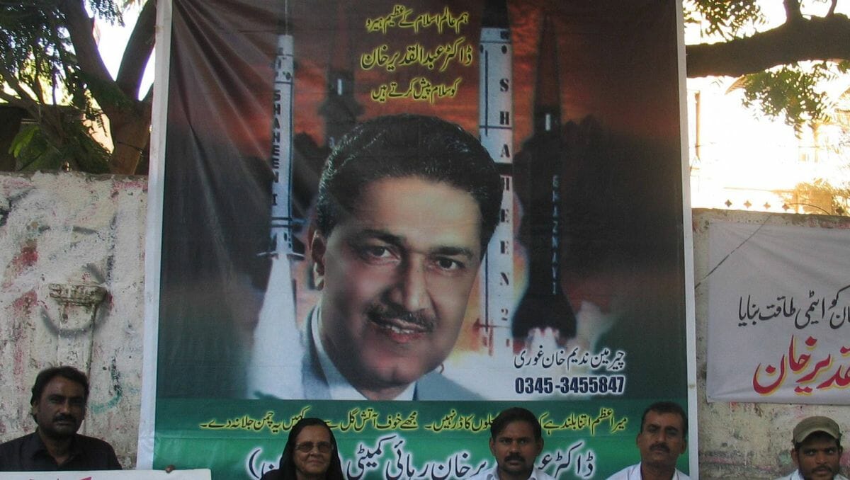 Der als „Vater der pakistanischen Atombombe“ bekannt gewordene Atomingenieur Abdul Qadeer Khan