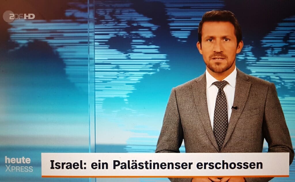 Anlässlich des Terrors in Jerusalem erging sich das ZDF in klassischer Täter-Opfer-Umkehr. (Screenshot ZDF Xpress, 21. November 2021, 15.40 Uhr)