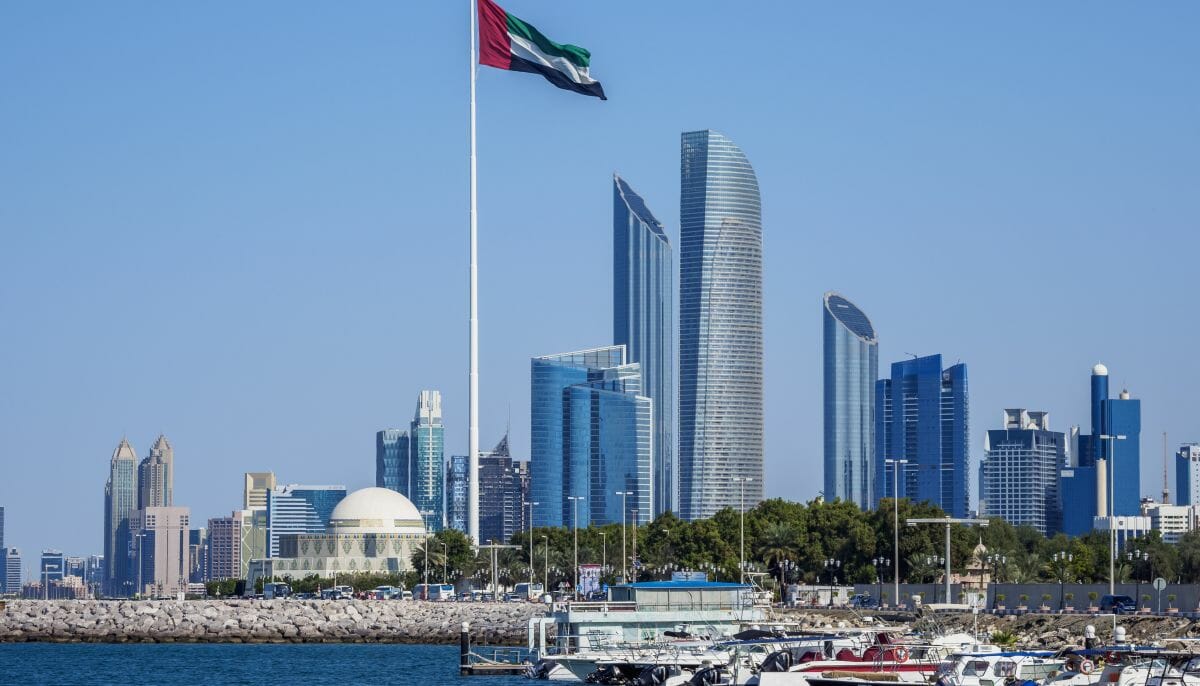 Die Skyline von Abu Dhabi