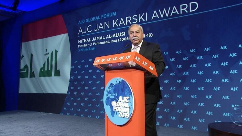 Der Vorsitzende der Demokratischen Partei der irakischen Nation, Mithal al-Alusi