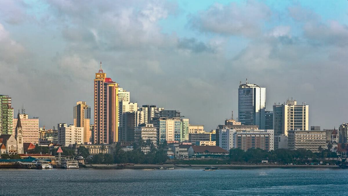 Tansanias Hauptstadt Dar Es Salaam