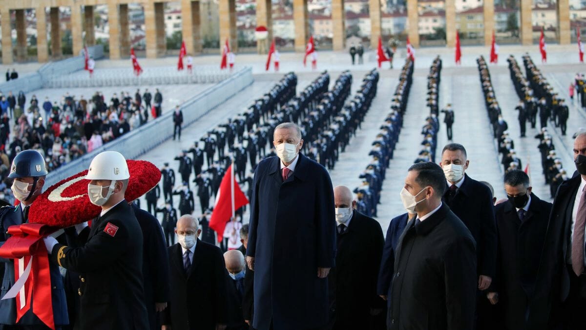 Erdogan bei den Feierlichkeiten zum 83. Todestag von Mustafa Kemal Atatürk