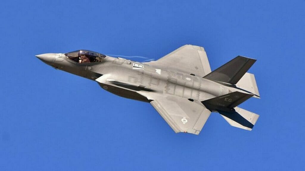 Ein amerikanischer F-35 Kampfjet