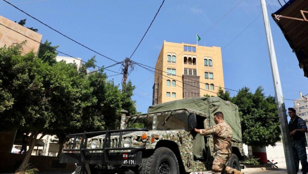Saudische Botschaft in Beirut: das Königreich zog seinen Gesandten zurück