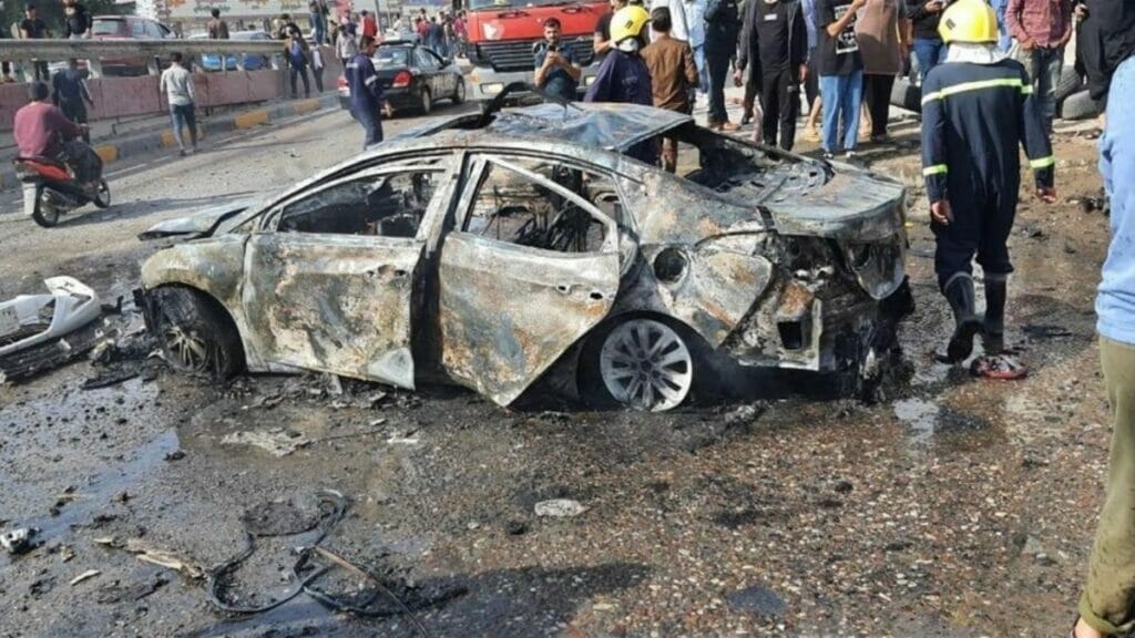 Anschlagsort in der südirakischen Stadt Basra