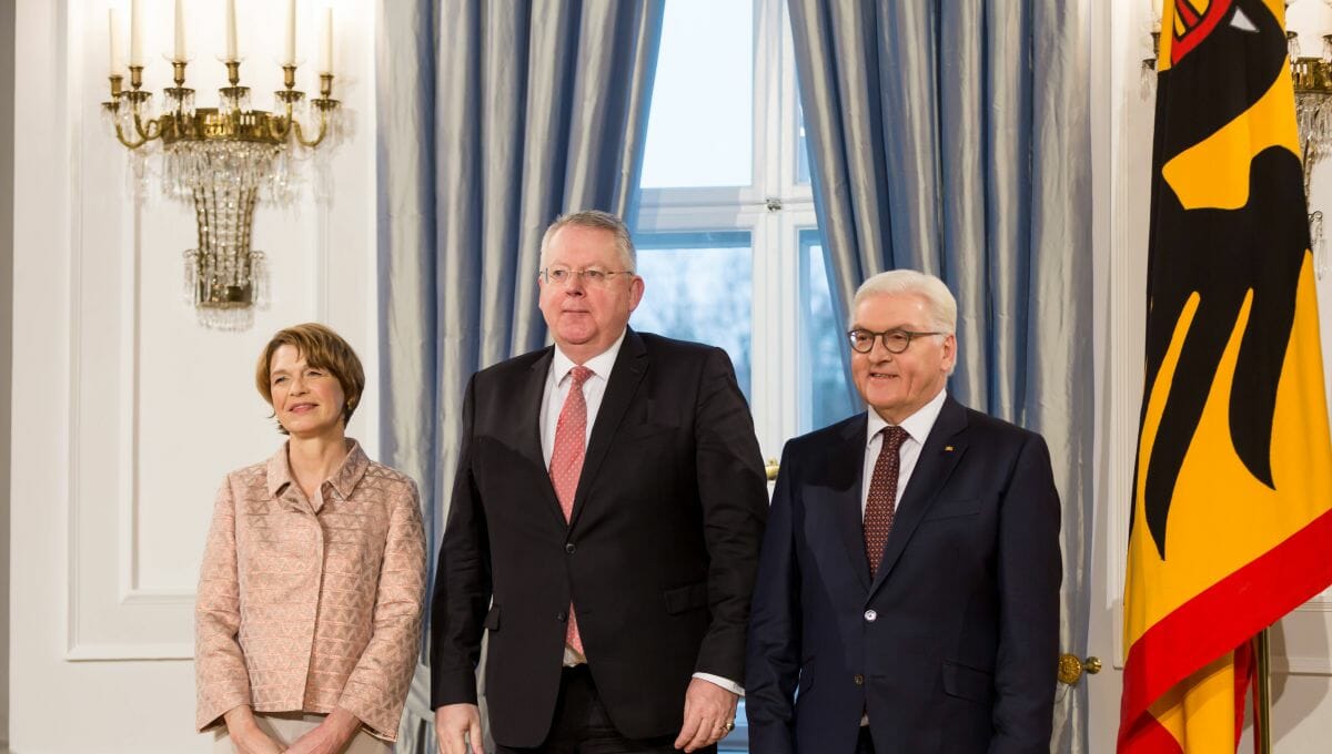 "Deutsche-Welle"-Intendant Limbourg beim Neujahrsempfang von Bundespräsident Steinmeier