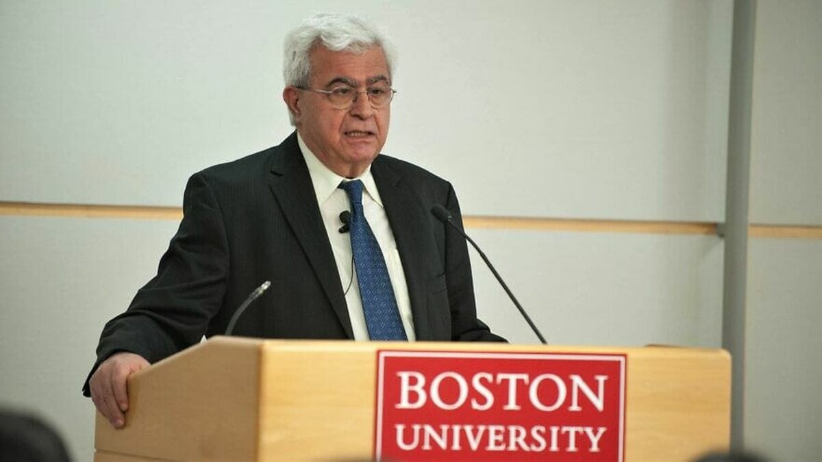 Der libanesische Schriftsteller Elias Khoury