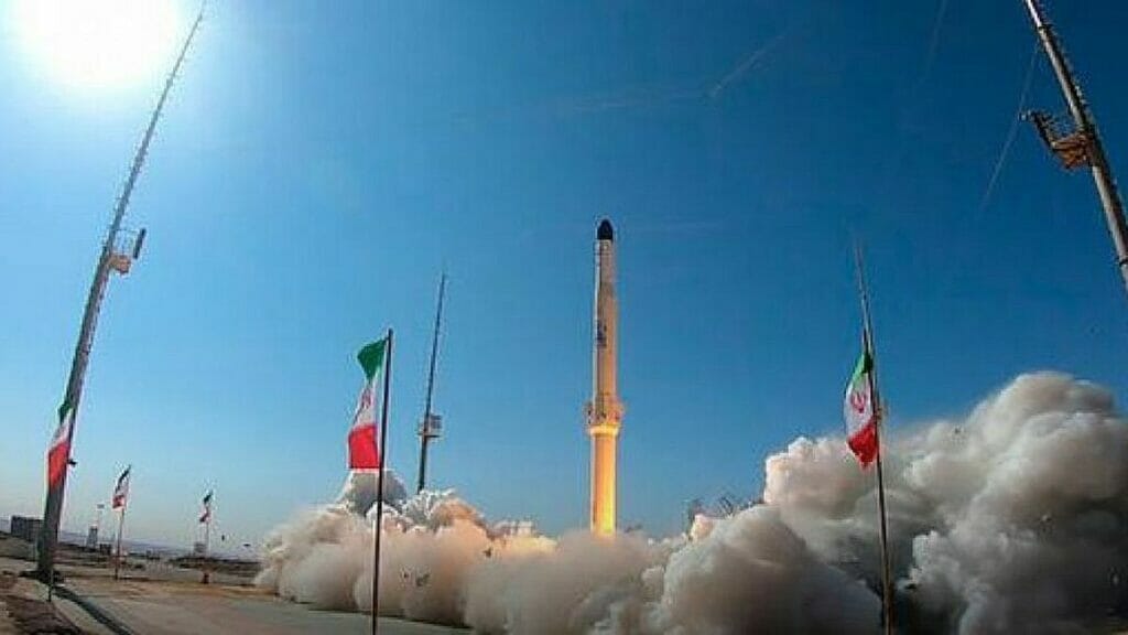 Dim im Februar 2021 gestartete iranische Rakete “Zuljanah”