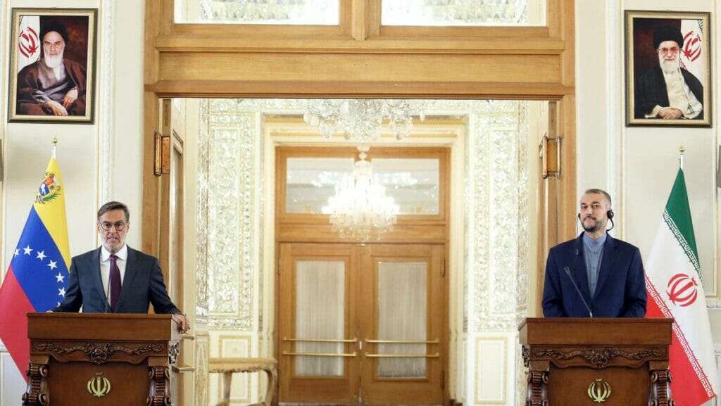 Der venezolanische Außenminister Felix Plasencia zu Besuch in Teheran