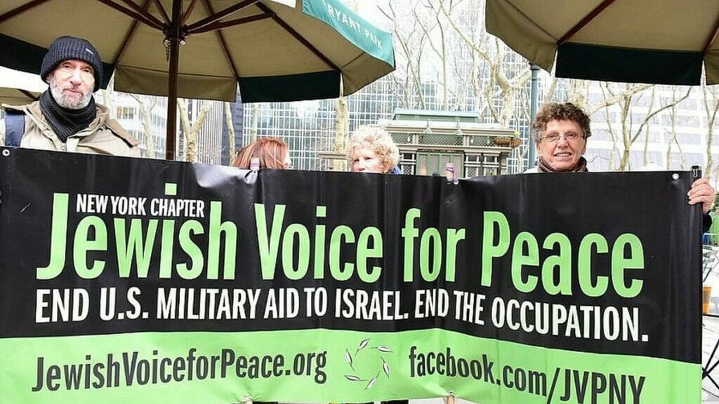 Kundgebung der antiisraelischen Organisation "Jewish Voice For Peace"