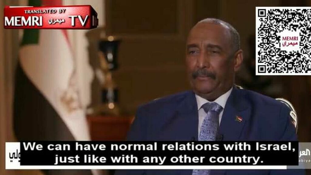 Der Vorsitzende des sudanesischen Übergangsrates, Abdel Fattah Al-Burhan
