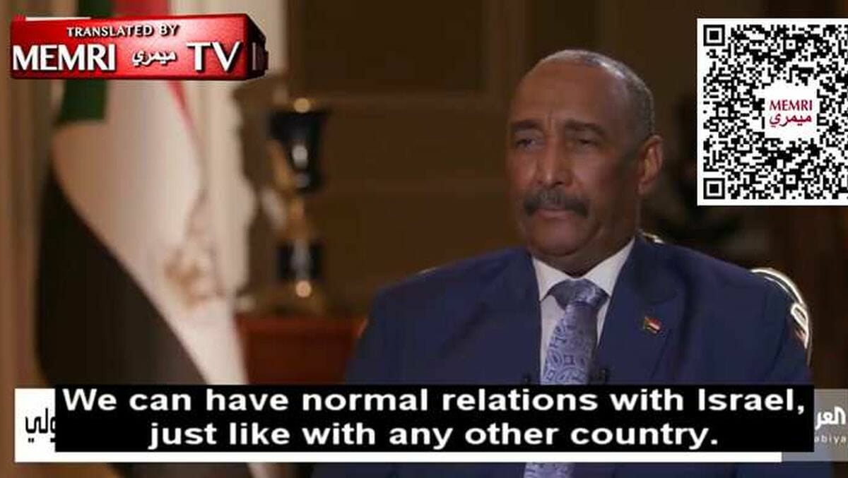 Der Vorsitzende des sudanesischen Übergangsrates, Abdel Fattah Al-Burhan
