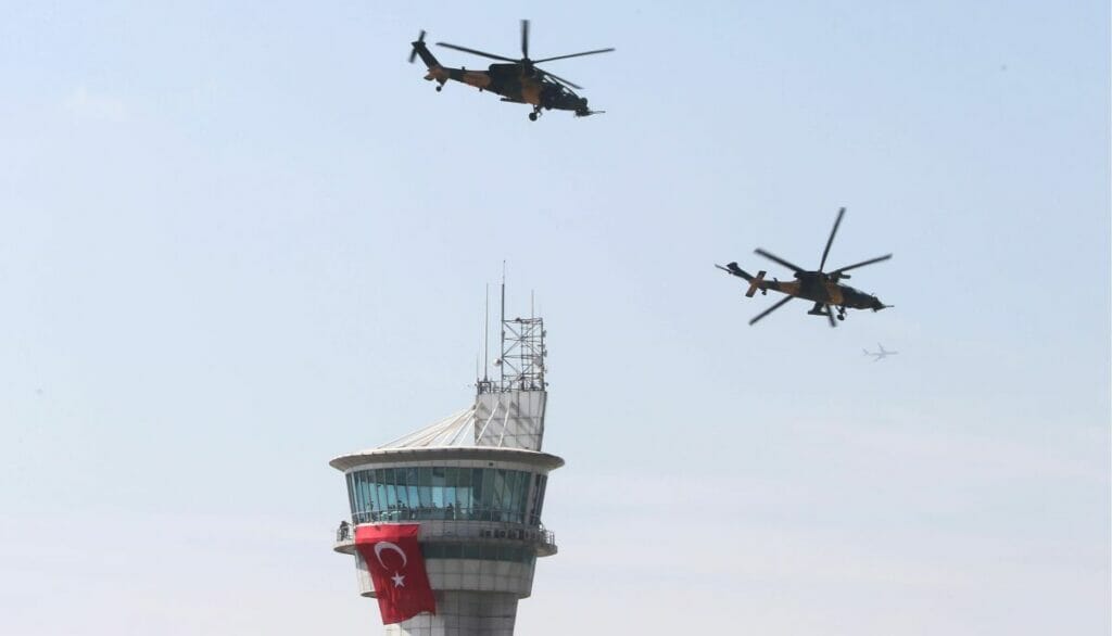 Türkische Kampfhubschrauber