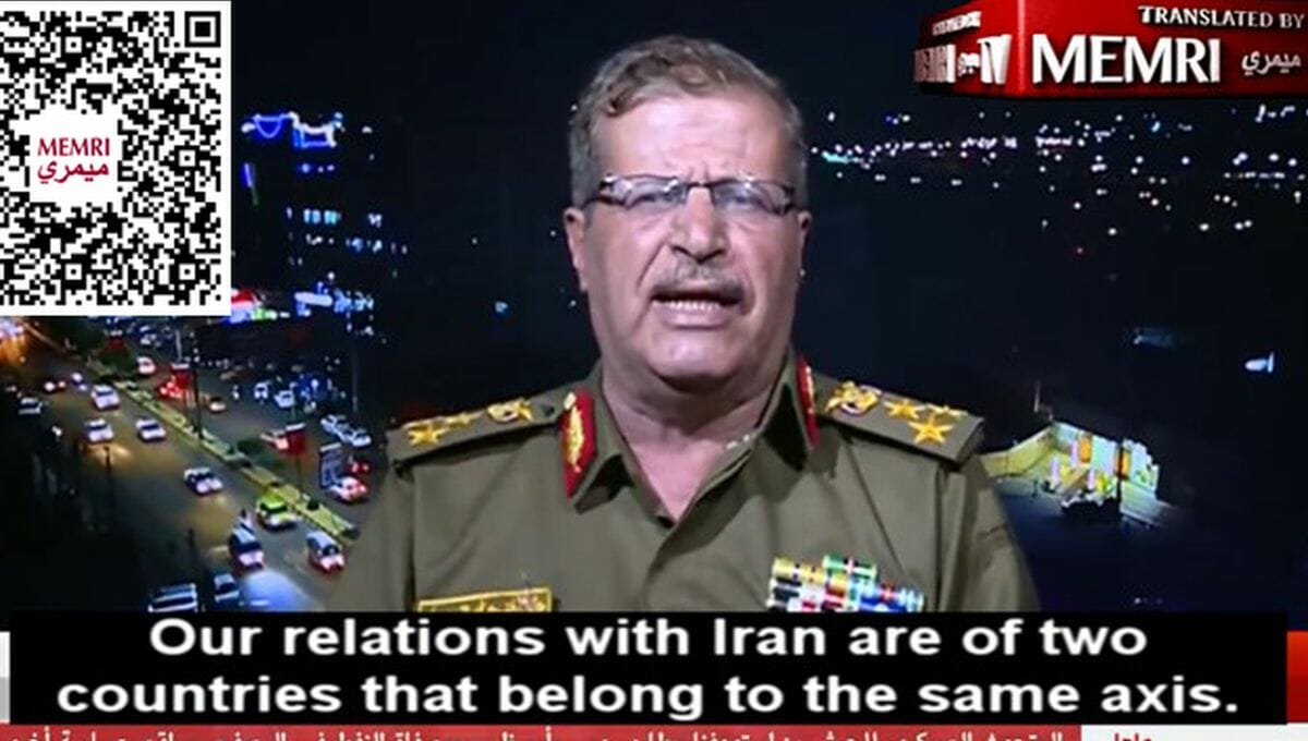 Brigadegeneral der Huthi-Miliz im Jemen, Abdul Ghani Al-Zubaidi, rühmt sich der Achse mit dem Iran