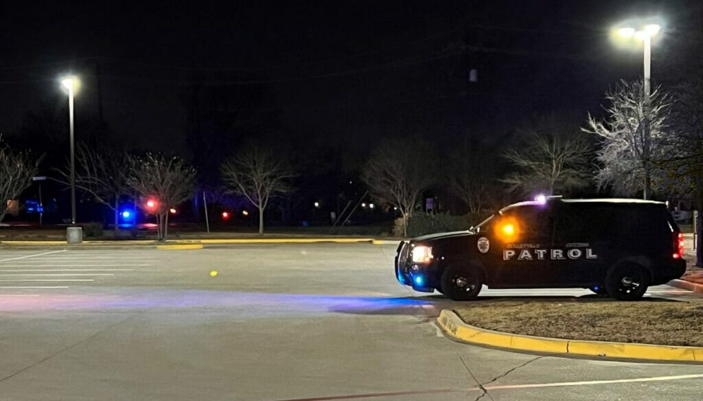 Polizeieinsatz während der Geiselnahme in der Synagoge Beth Israel in Colleyville