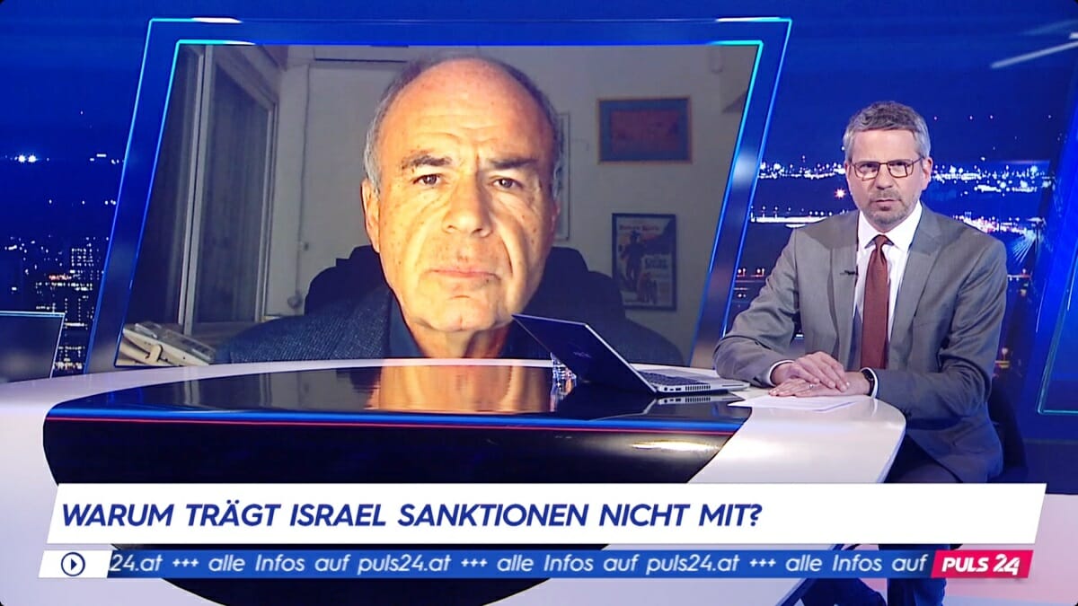 Mena-Watch-Korrespondent Ben Segenreich im Interview über Israel und den Krieg in der Ukraine. (Quelle: Puls24)