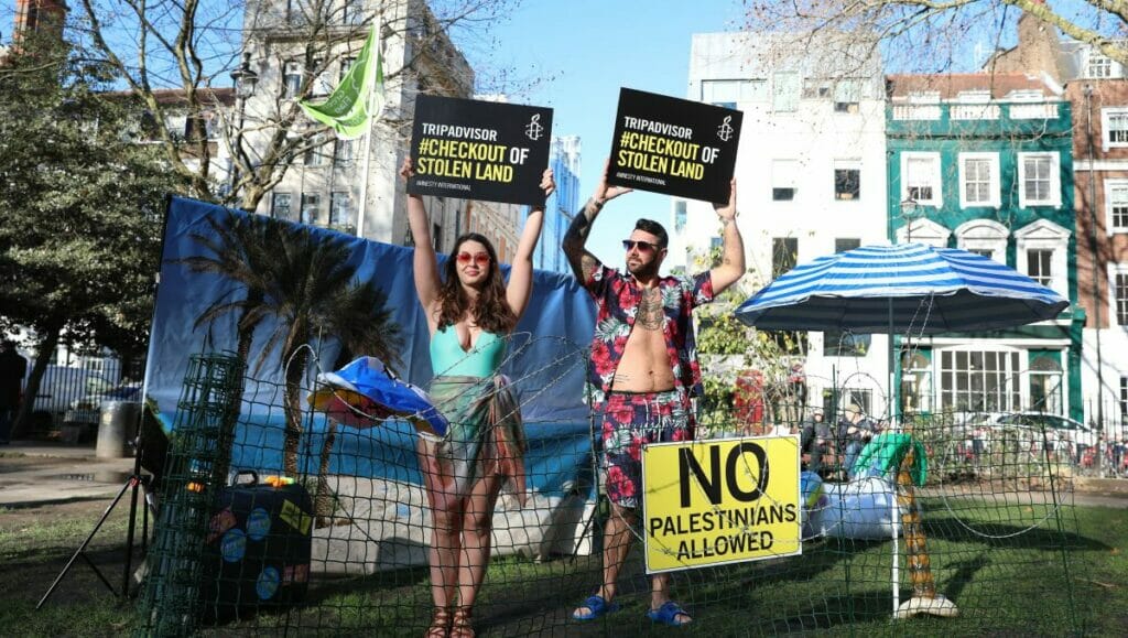 Antiisraelische Aktion von Amnesty International