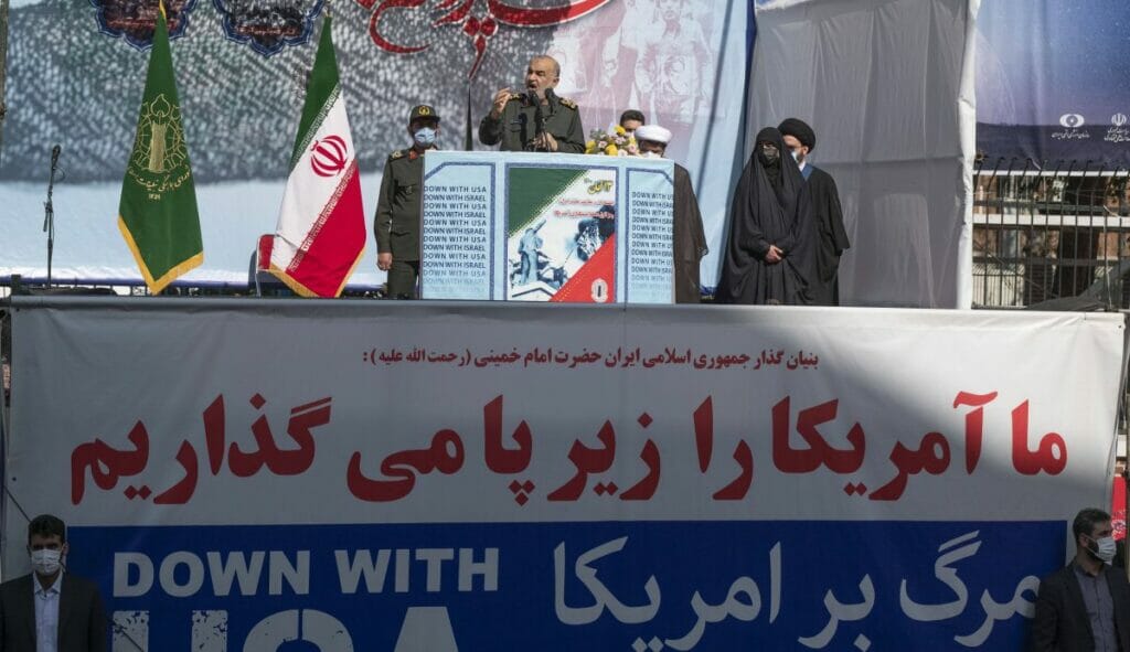 Der Befehlshaber der irnaischen Revolutionsgarden Hossein Salami