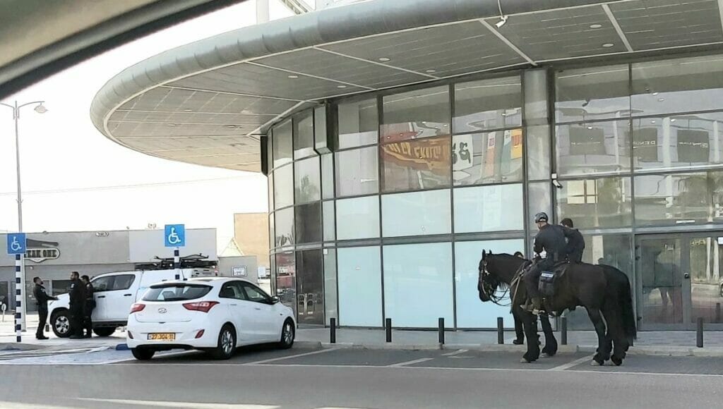 Der Ort des Attentats in Beer Sheva zwei Wochen später