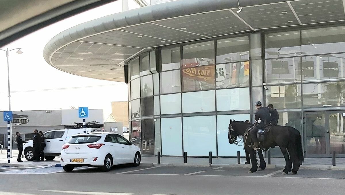 Der Ort des Attentats in Beer Sheva zwei Wochen später