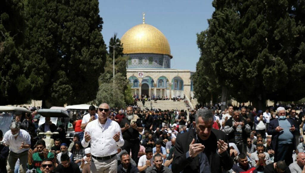 Israel stellt Ruhe her, um Gläubigen das Gebet zu ermöglichen