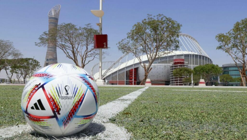 Das für die Fußball-WM 2022 erbaute Khalifa International Stadium in Doha